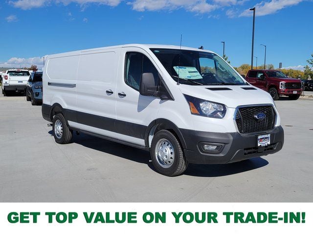 2025 Ford Transit-250 Base in Oxford White — front three-quarter view